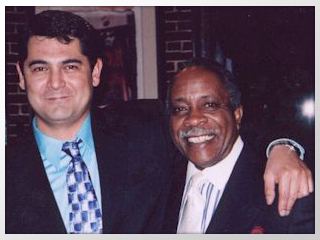 Photo of Tony Pacini with Mel Brown